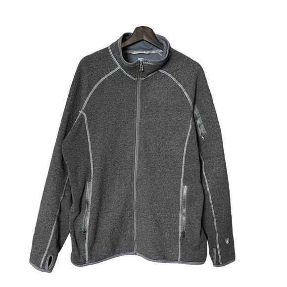 Kuhl Alfpaca Kashmira Full Zip Jacket Mens Large - Picture 1 of 3